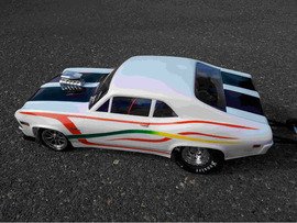 New 1/10 scale rc Proline 69 Nova drag body only.