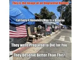 11.2% of Americans are homeless About 50% being Veterans, Seniors, Elderly, and Disabled.