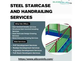 Top-Grade Steel Staircase and Handrail Construction Services in Chicago,USA