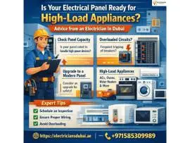 Is Your Electrical Panel Ready for High-Load Appliances? Advice from an Electrician In Dubai