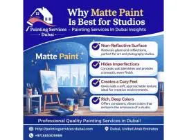 Why Matte Paint Is Best for Studios – Painting Services In Dubai Insights