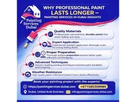 Why Professional Paint Lasts Longer – Painting Services In Dubai Insights