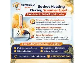Socket Heating During Summer Load – Electrician In Dubai Explains Why
