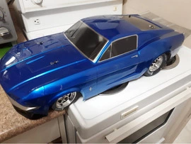 New 1/10 scale 67 Mustang rc drag car roller.